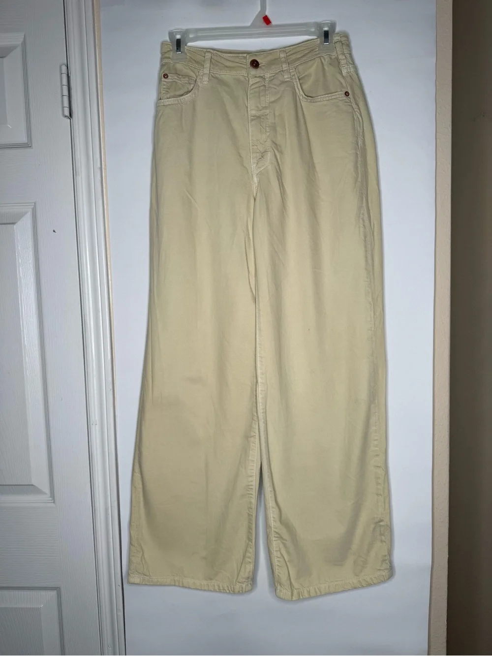 Pilcro Light Tan High-Rise Pants - Picture 2 of 13